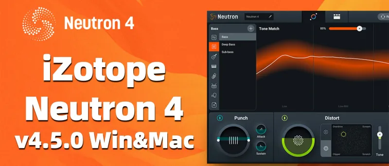 iZotope Neutron 4 v4.5.0 Win&Mac-彦逸分享