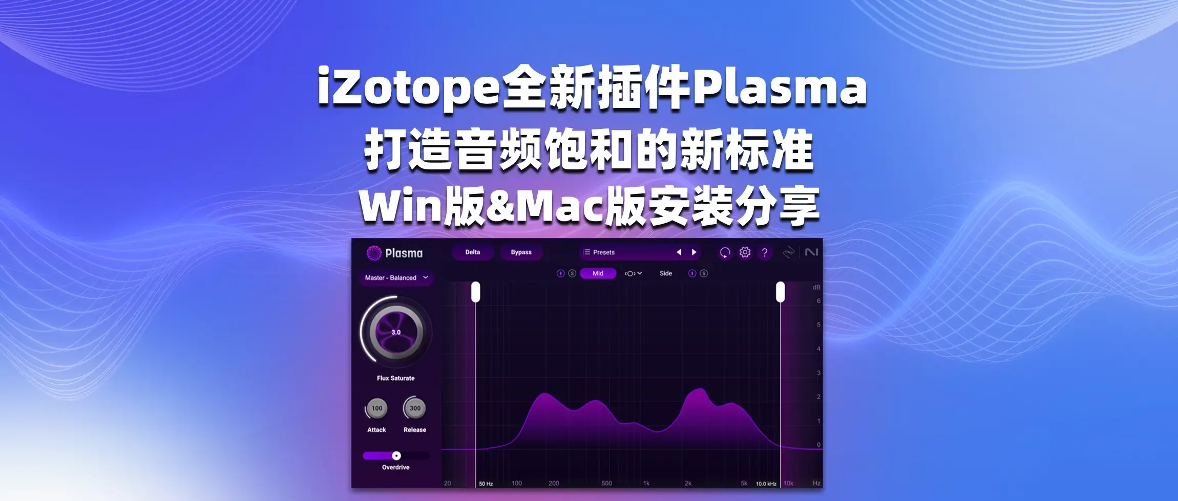 图片[1]-iZotope全新插件Plasma 打造音频饱和的新标准 Win版&Mac版安装分享-彦逸分享